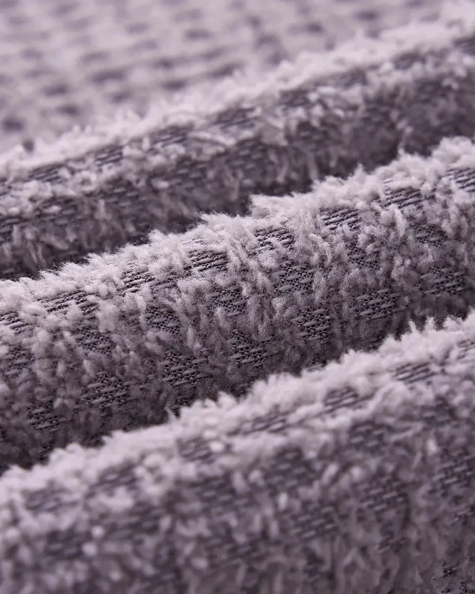 Lightweight Grid Texture Hoodie